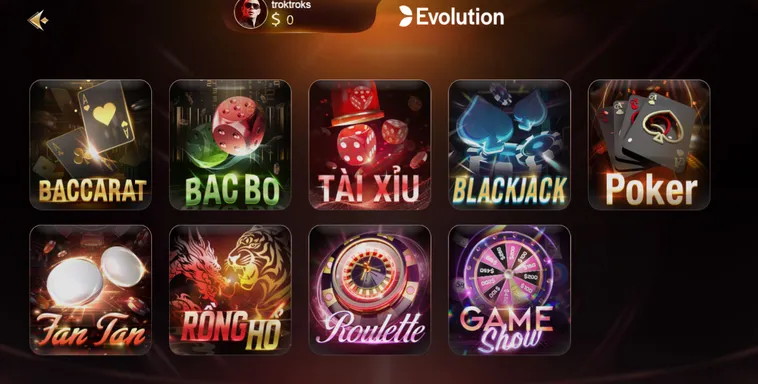 Trải Nghiệm Đỉnh Cao Sòng Bài Evolution Livestream Tại SunWin Đẳng Cấp Thế Giới