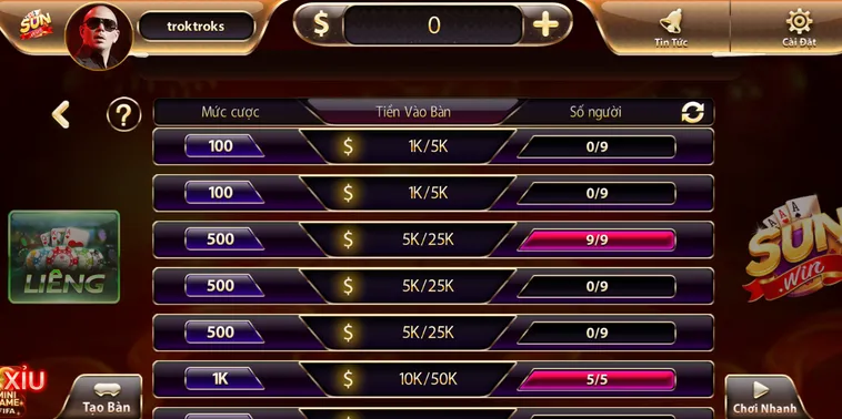 Khám Phá Cơ Hội Làm Giàu Nhanh Chóng Cùng Liêng Tại Cổng Game SunWin