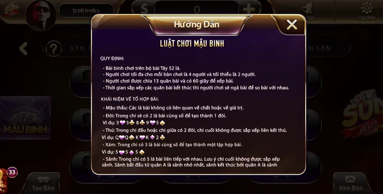 Chinh Phục Đỉnh Cao Trí Tuệ Với Tựa Game Mậu Binh Tại Cổng Game SunWin