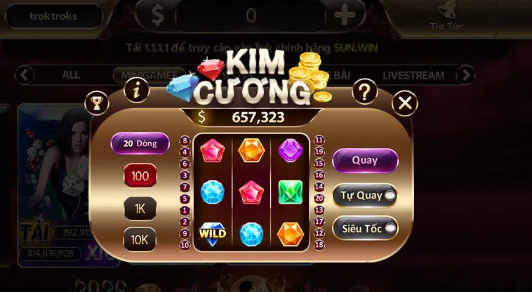 Minigame Kim Cương Tại SunWin Trải Nghiệm Giải Trí Đỉnh Cao Nhận Thưởng Cực Khủng