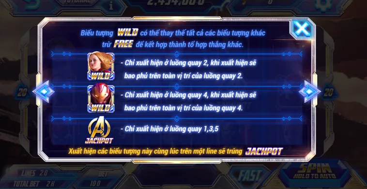 Chinh Phục Siêu Anh Hùng Tại Minigame Nổ Hũ Avengers Tại SunWin Đẳng Cấp