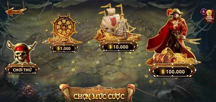 Chinh Phục Kho Báu Biển Cả Cùng Minigame Nổ Hũ Pirate King Tại SunWin Hiện Nay