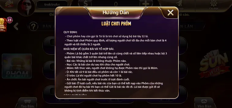 Đánh Giá Chi Tiết Về Tựa Game Phỏm Tại SunWin Đẳng Cấp Cho Các Cao Thủ