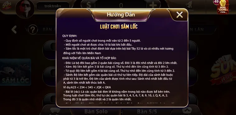 Trải Nghiệm Sức Hút Đỉnh Cao Của Tựa Game Sâm Lốc Tại SunWin Chuyên Nghiệp