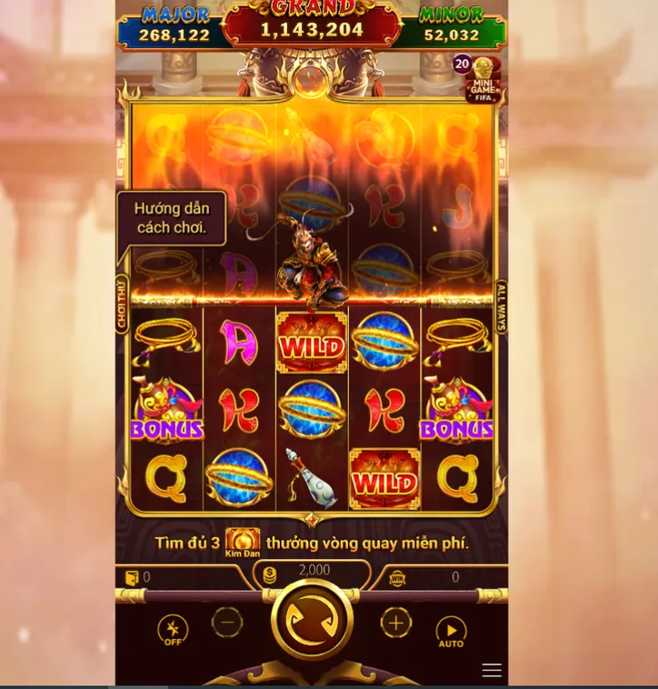 Khám Phá Siêu Phẩm Nổ Hũ Tây Du Thần Khí Tại Cổng Game Đẳng Cấp SunWin