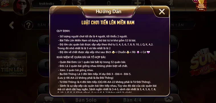 Trải Nghiệm Đỉnh Cao Với Tiến Lên Miền Nam Tại SunWin Cùng Nhiều Cao Thủ