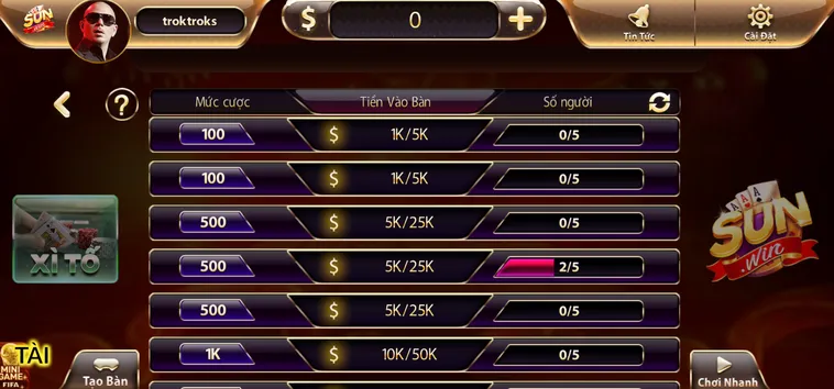 Chinh Phục Huyền Thoại Xì Tố Tại Cổng Game Uy Tín Đẳng Cấp SunWin